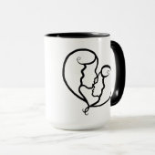 Lesbian Couple Icon Mok (Voorkant rechts)