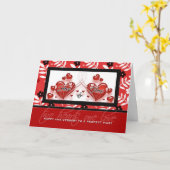 Lesbian Couple Jubileum - OUD ONTWERP Kaart (Gele Bloem)