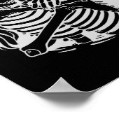 Lesbian Couple Lgbtq Pride Skeletons Kissing Valen Poster (Hoek)