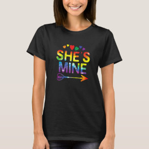 Lesbian Couple Ze is een mijnenwedstrijd met Lgbt  T-shirt