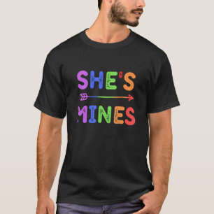 Lesbian Couple Ze is van mij. Ik ben van haar die T-shirt
