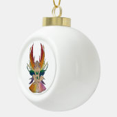 Lesbian Faerie Keramische Bal Ornament (Rechts)