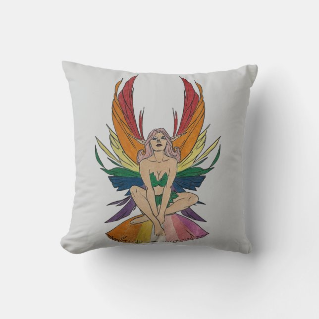 Lesbian Faerie  Kussen (Voorkant)