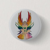 Lesbian Faerie  Ronde Button 3,2 Cm (Voorkant)