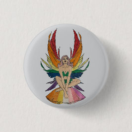 Lesbian Faerie  Ronde Button 3,2 Cm