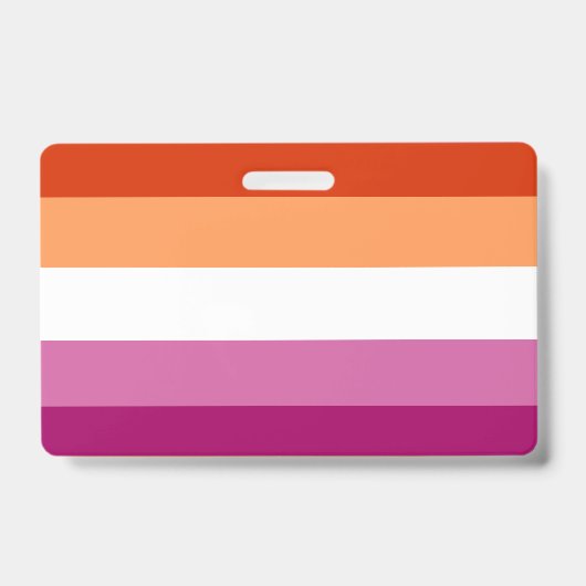 Lesbian Flag Badge (Voorkant)