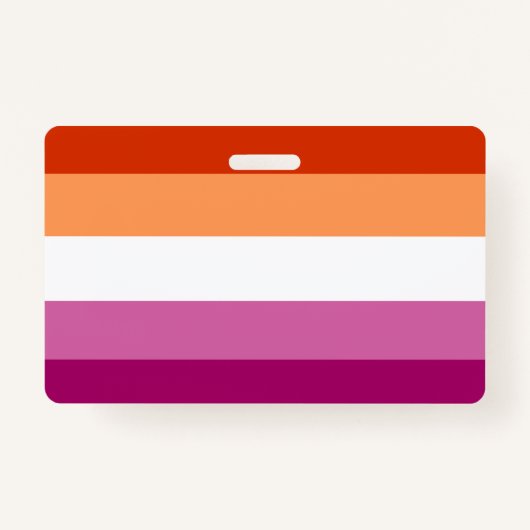 Lesbian Flag Badge (Voorkant)