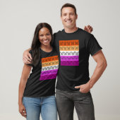 Lesbian Flag Color Butterfly Subtle Sapphic Pride T-shirt (Unisex)