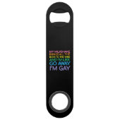 Lesbian flag gay pride Rainbow Speed Flessenopener (Voorkant)