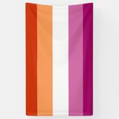 Lesbian Flag Spandoek (Verticaal)