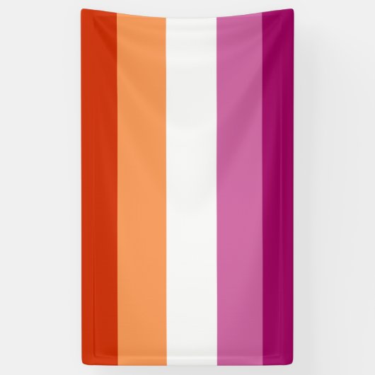 Lesbian Flag Spandoek (Verticaal)