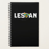 Lesbian Funny Les is een LGBT Rainbow Pride Planner (Voorkant)