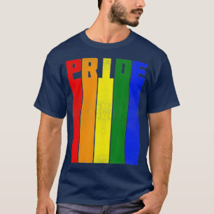 Lesbian Gay LGBTQ Pride Month Rainbow Flag  T-shirt