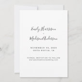 Lesbian Gay Wedding Rainbow Photo Save the Date (Achterkant)