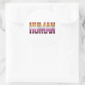 Lesbian Human Ronde Sticker (Tas)