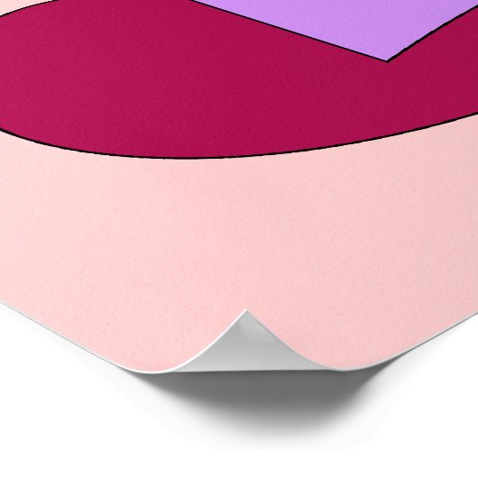 Lesbian huwelijkskunst poster (Hoek)