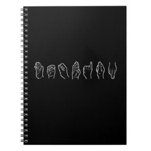 LESBIAN IN SIGN-TAAL NOTITIEBOEK
