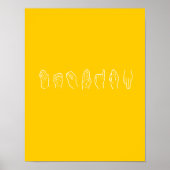 LESBIAN IN SIGN-TAAL POSTER (Voorkant)