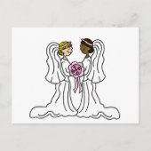 Lesbian interracial Couple Briefkaart (Voorkant)