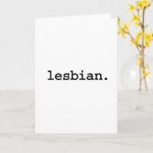 lesbian. kaart (Gele Bloem)
