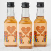 Lesbian Kerstontbijt Dames Couple Likeurfles Etiket (Flessen)