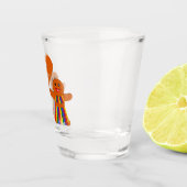 Lesbian Kerstontbijt Dames Couple Shot Glas (Rechts)