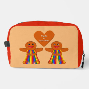 Lesbian Kerstontbijt Dames Couple Toilettasje