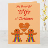 Lesbian Kerstontbijt Dames op maat Kaart (Gele Bloem)