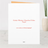 Lesbian Kerstontbijt Dames op maat Kaart (Achterkant)