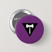 Lesbian Labrys Pride Flag Ronde Button 5,7 Cm (Voorkant /achterkant)