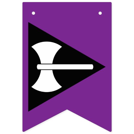 Lesbian Labrys Pride Flag Vlaggetjes (Tweede vlag)