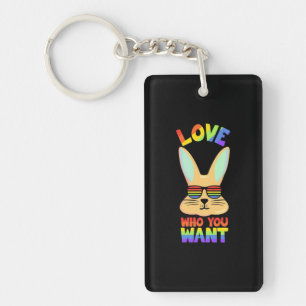 Lesbian LGBT Rabbit Sleutelhanger