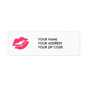 LESBIAN LIPS SYMBOOL ETIKET