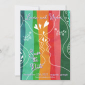 Lesbian Love Doodle Save The Date (Voorkant)