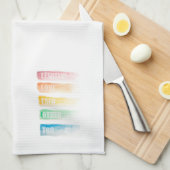 Lesbian Love Tea Towel Theedoek (Quarter Fold)