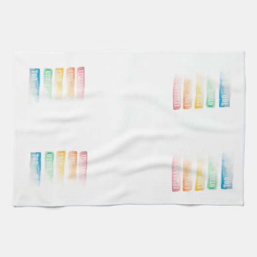 Lesbian Love Tea Towel Theedoek (Horizontaal)