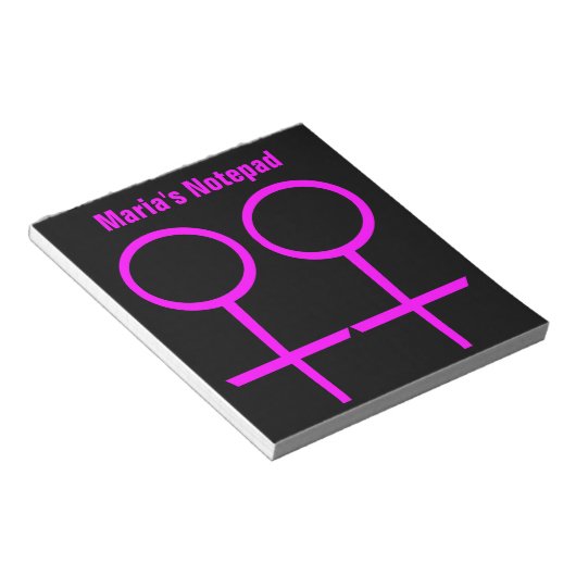 Lesbian Lovers  Blocnote (Schuin)