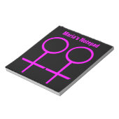 Lesbian Lovers  Blocnote (Linkerzijde)