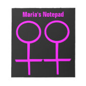 Lesbian Lovers  Blocnote (Voorkant)