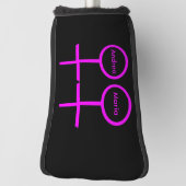 Lesbian Lovers Custom Golf Putter Hoesje Golfheadcover (Draai 90)