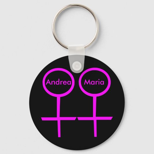 Lesbian Lovers  Keycahin Sleutelhanger (Voorkant)