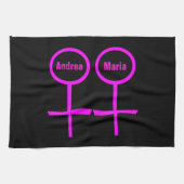 Lesbian Lovers Kitchen Towel Theedoek (Horizontaal)