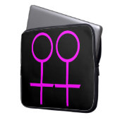 Lesbian Lovers Laptop Bag Sleeve (Voorkant Links)