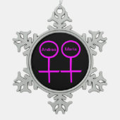 Lesbian Lovers  Ornament (Voorkant)