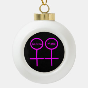 Lesbian Lovers Ornament