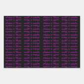 Lesbian Lovers Personalized Gift Wrap Set Inpakpapier Vel (Voorkant 3)