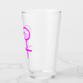 Lesbian Lovers Personalized Glas (Links)