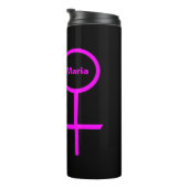 Lesbian Lovers Personalized Tumbler Thermosbeker (Geroteerd rechts)