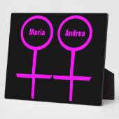 Lesbian Lovers  Plaque Fotoplaat (Zijkant)