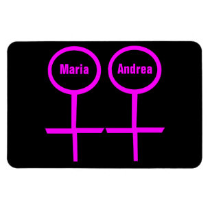 Lesbian Lovers Premium Magnet Magneet